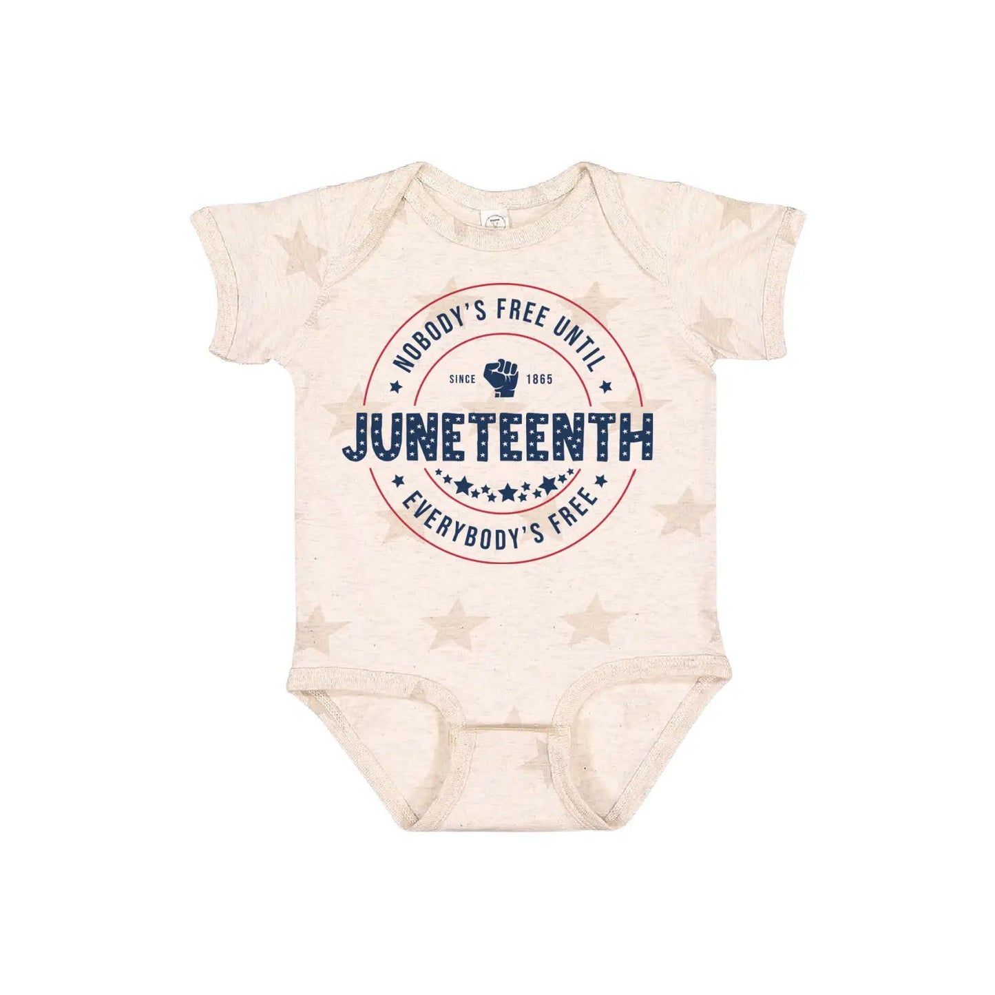 Nobody's Free Until Everybody's Free Juneteenth Bodysuit