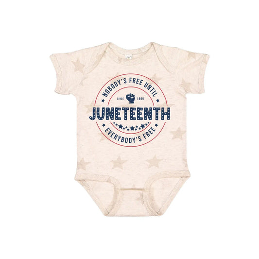 Nobody's Free Until Everybody's Free Juneteenth Bodysuit